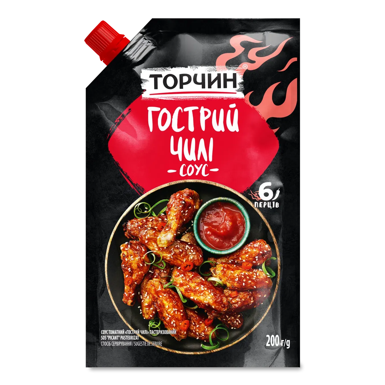 Соус Торчин Гострий чилі пастеризований - Фото 1
