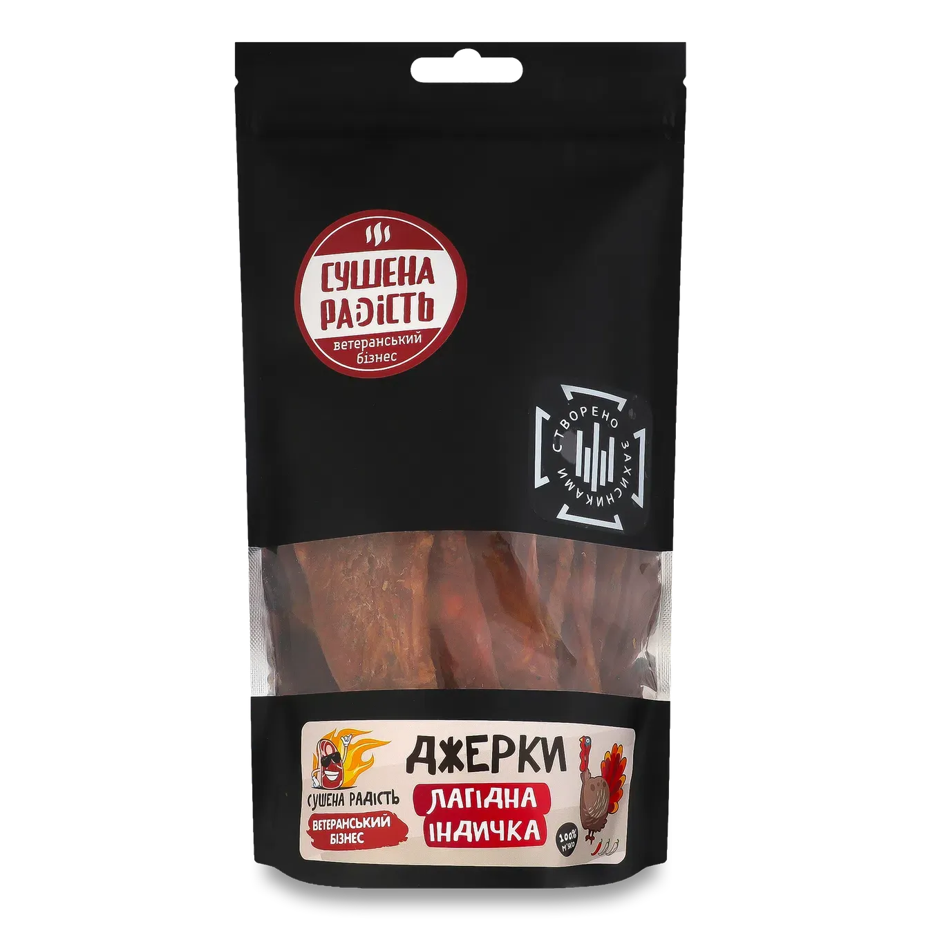 Джерки Лавка Традицій Сушена Радість Лагідна індичка - Фото 1