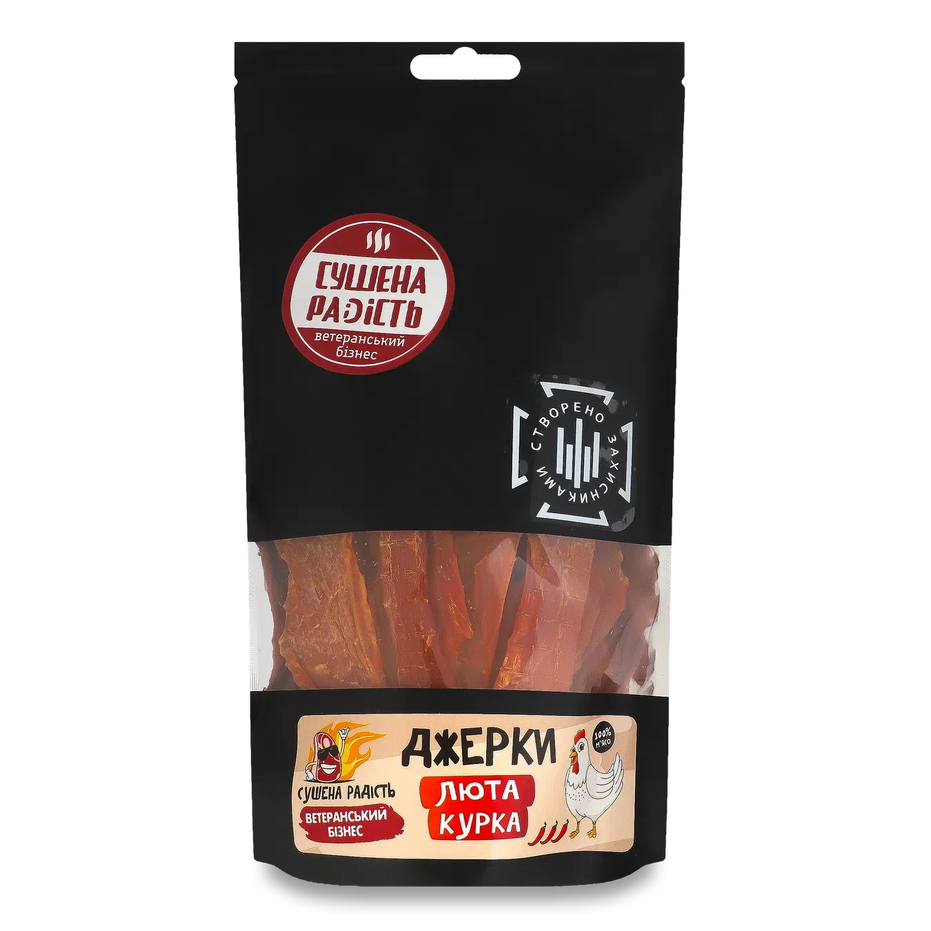 Джерки Лавка Традицій Сушена радість Люта курка - Фото 1