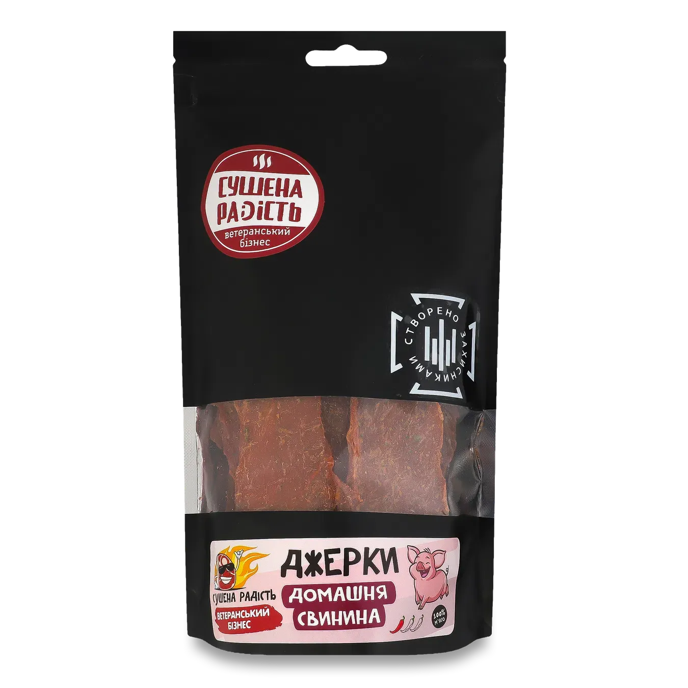 Джерки Лавка Традицій Сушена радість Домашня свинина - Фото 1
