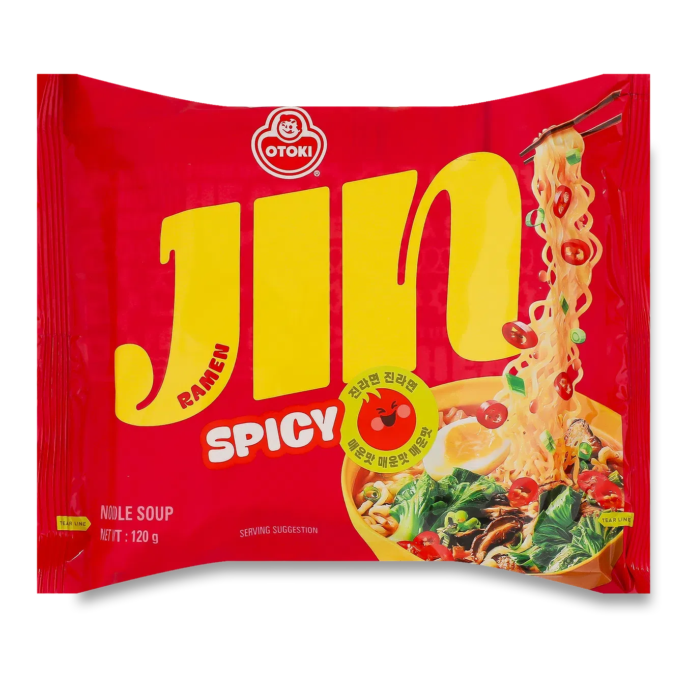 Локшина Otoki Jin Ramen швидк приготування гостра - Фото 1