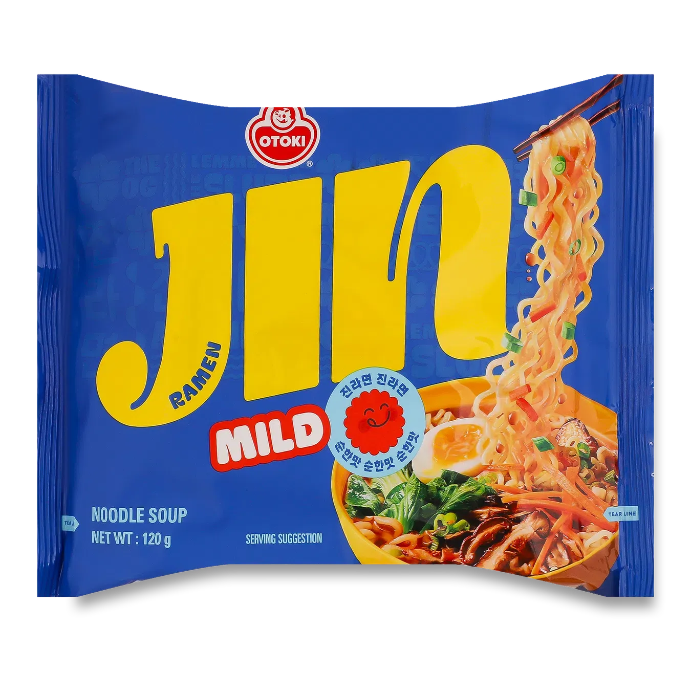 Локшина Otoki Jin Ramen швид пригот середньогостр - Фото 1