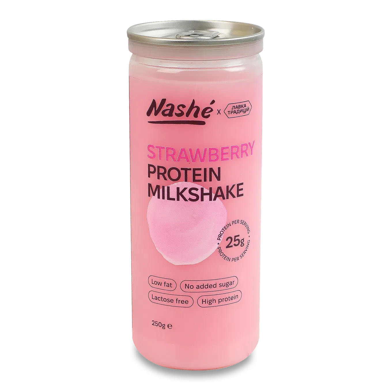 Шейк молочний Лавка Традицій Nashe протеїновий полуниця 1% - Фото 1