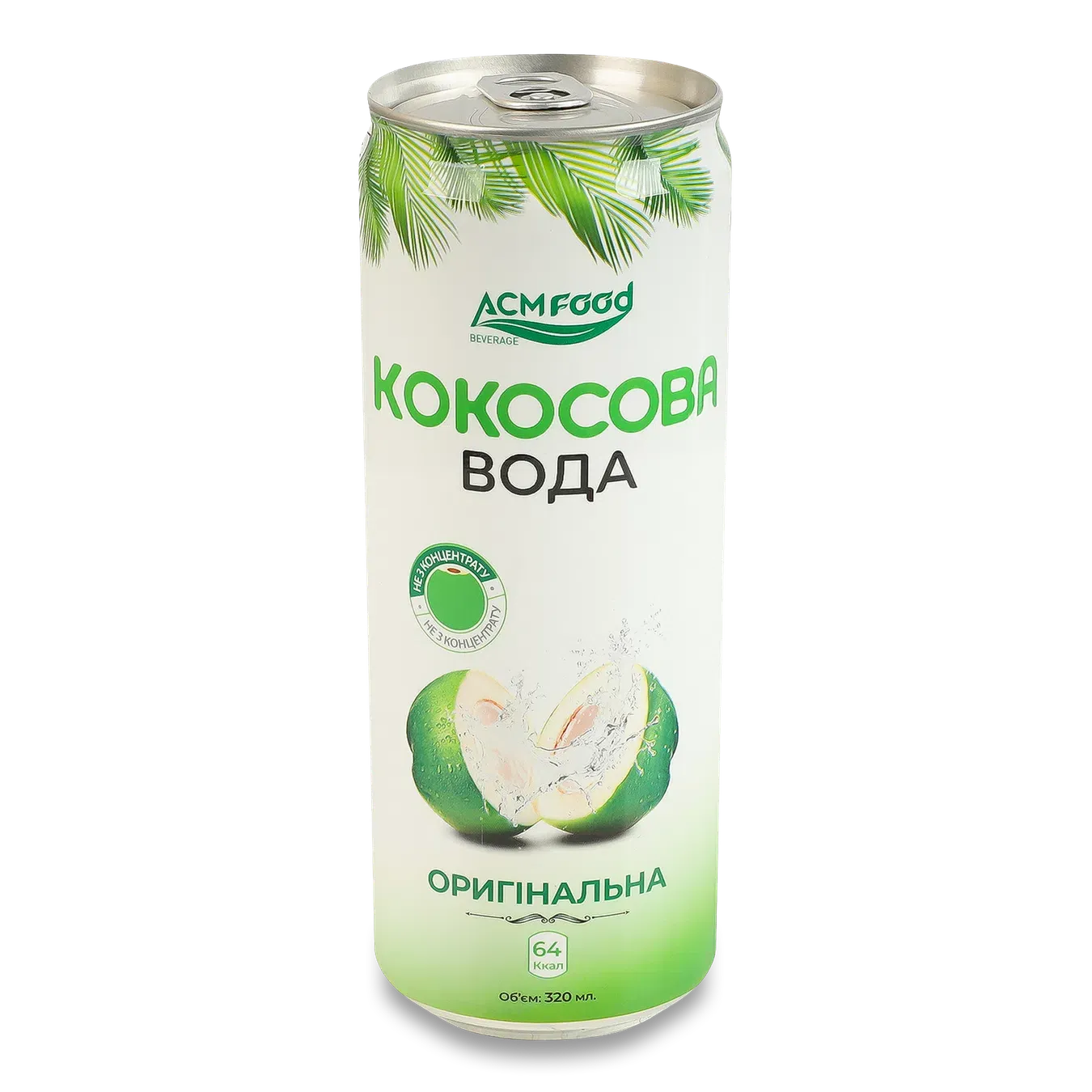 Вода кокосова ACM Food Оригінальна з/б - Фото 1