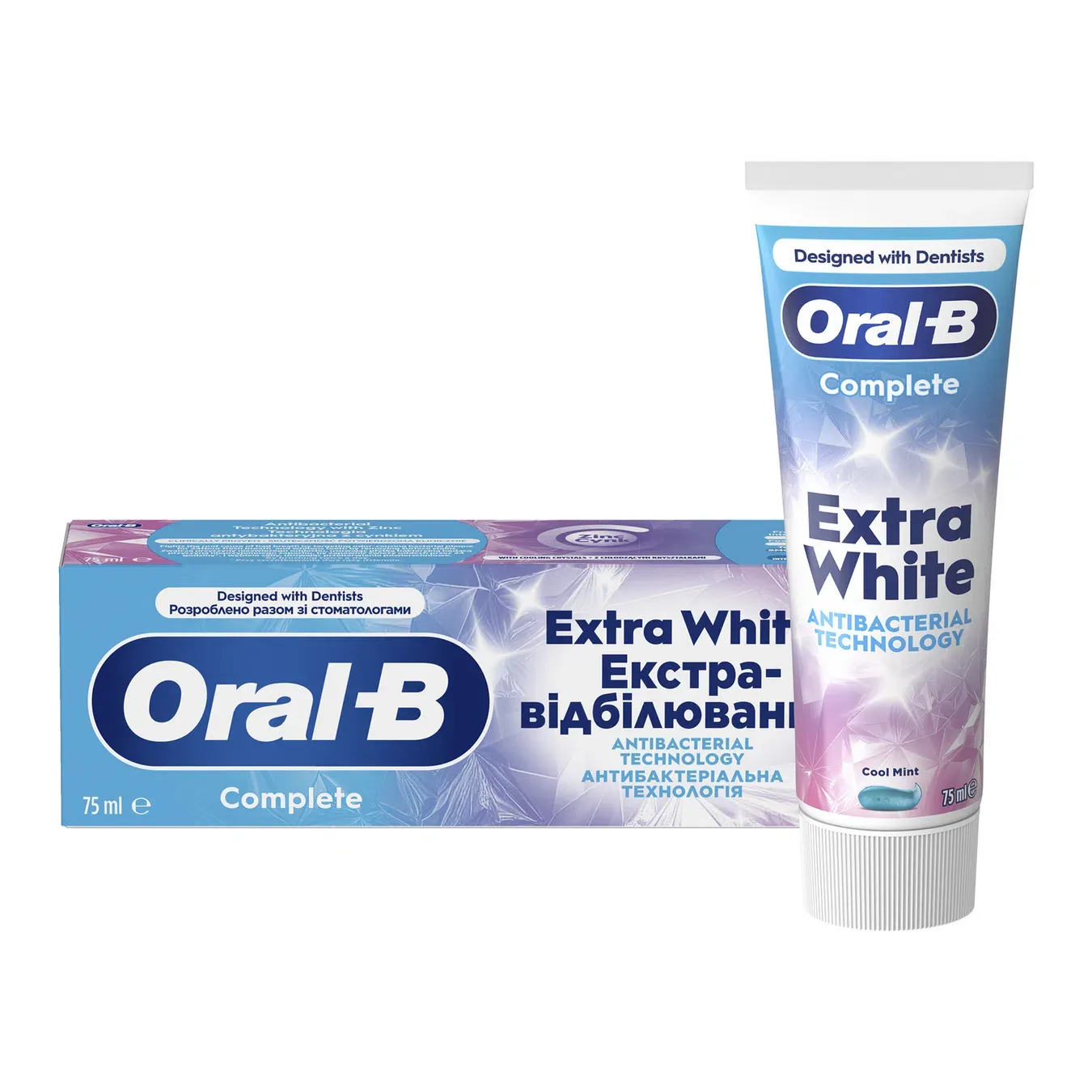 Паста зубна Oral-B Complete Екстра відбілювання - Фото 1