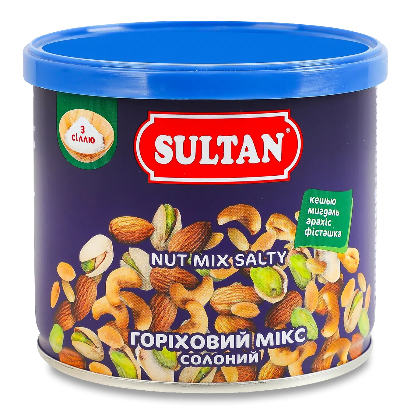 Мікс горіховий Sultan солоний з/б - Фото 1