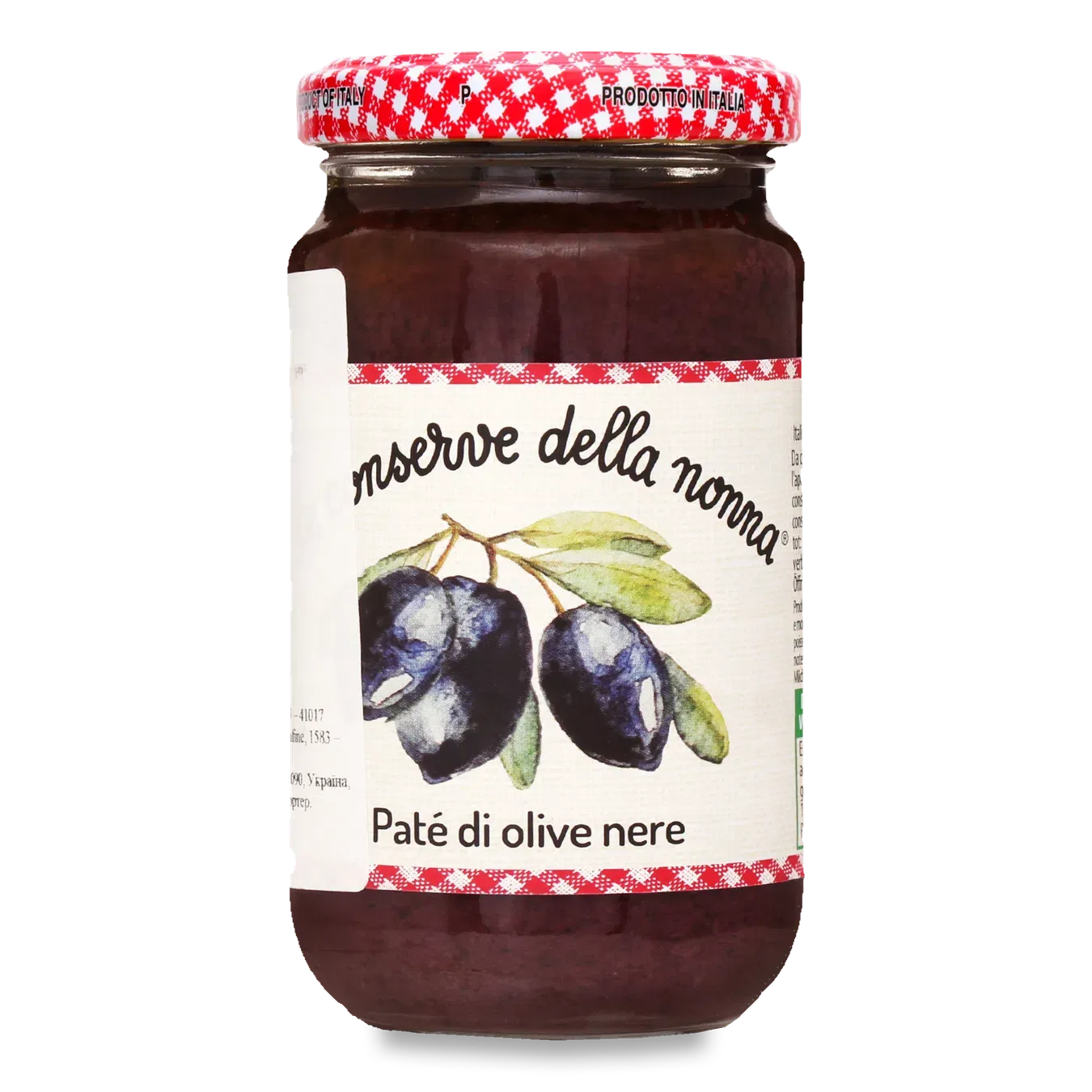 Паштет Della Nonna з чорних маслин - Фото 1