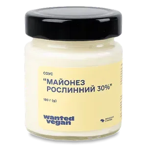 Соус Wanted Vegan Майонез рослинний 30% - Photo 1