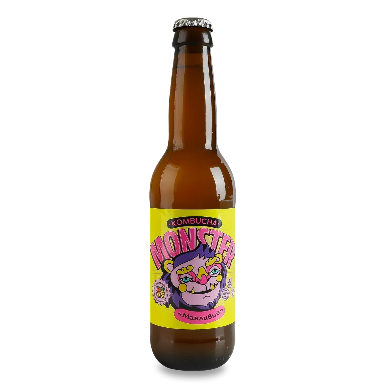 Напій Kombucha Monster Манливий з ананасом маракуйєю та апельсином - Фото 1