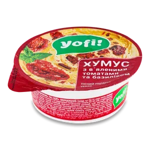 Хумус Yofi! з в'яленими томатами та базиліком охолоджений - Photo 1