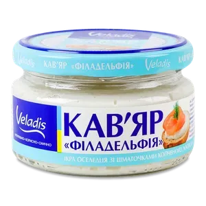 Ікра оселедця Veladis в сирному соусі з копченим лососем - Photo 1