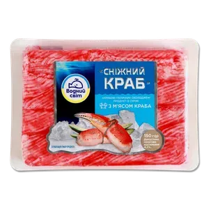Палички крабові Водний світ Сніговий краб охолоджені - Photo 1