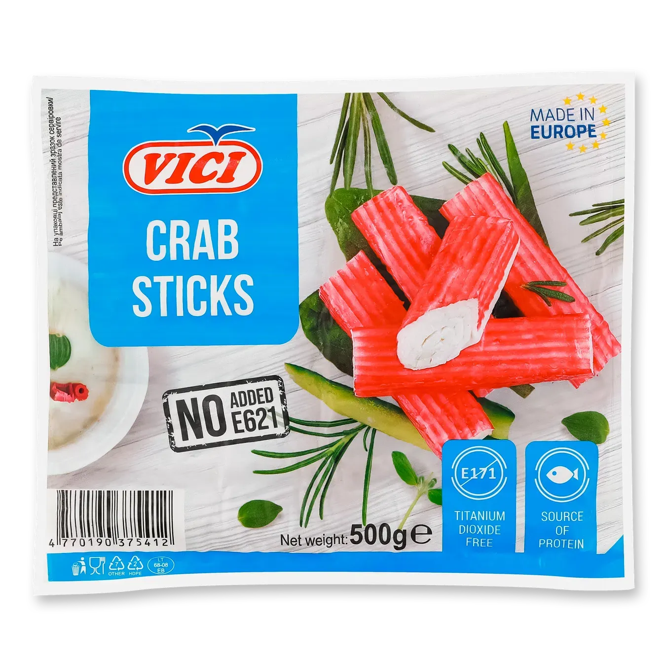 Крабові палички Vici заморожені - Фото 1