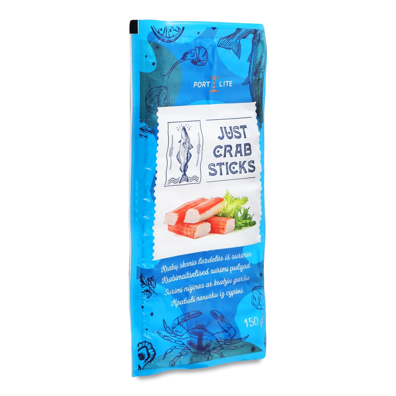 Палички крабові Port Lite сурімі свіжоморожені 24% - Фото 1