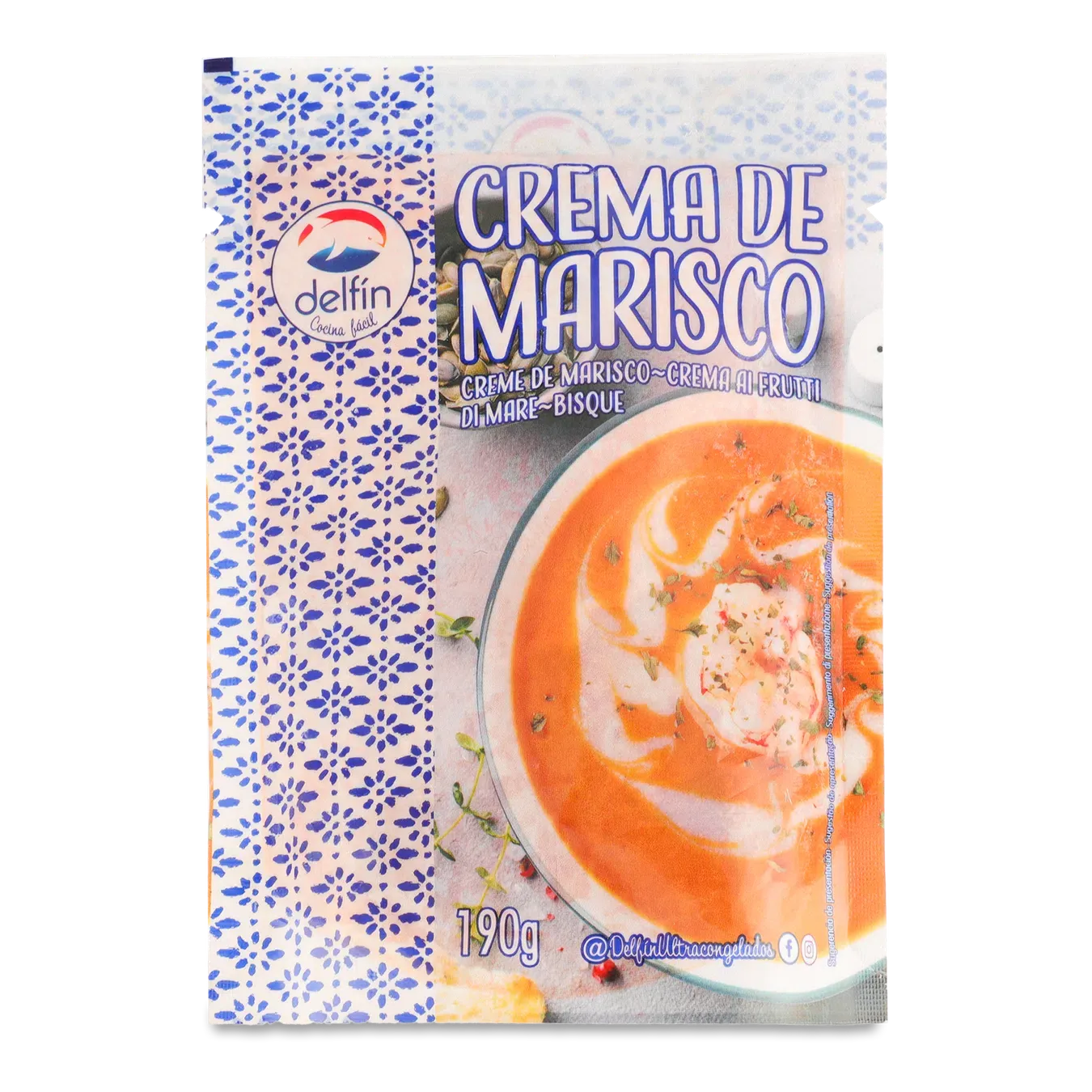 Крем Delfin з морепродуктами заморожений - Фото 1