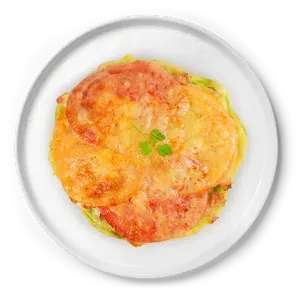 Стейк з капусти з курячим м'ясом та сиром - Фото 1