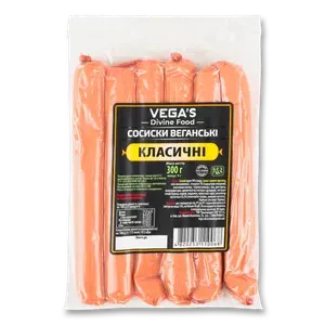 Сосиски Vega's Класичні веганські в/у - Photo 1