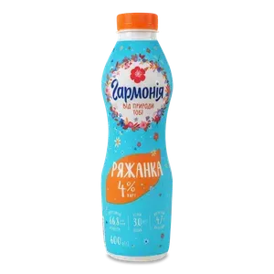 Ряжанка «Гармонія» 4%, пляшка - Photo 1