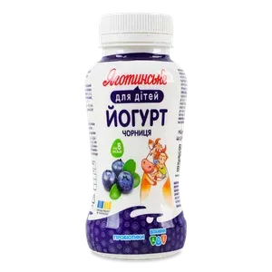 Йогурт Яготинське для дiтей Чорниця з вітамін 1,5% - Photo 1