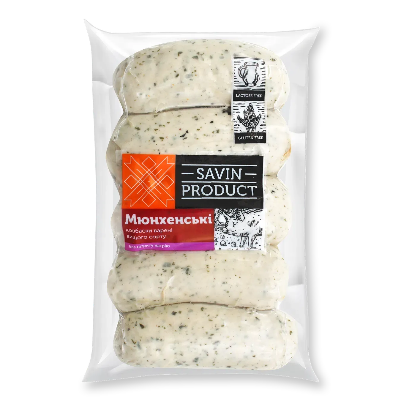 Ковбаски «Лавка традицій» «Савин Продукт» «Мюнхенські» в/ґ в/у - Фото 1