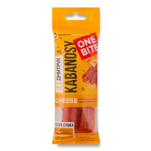 Кабаноси Дмитрук OneBite Chesse курячі з сиром в/к - Photo 1
