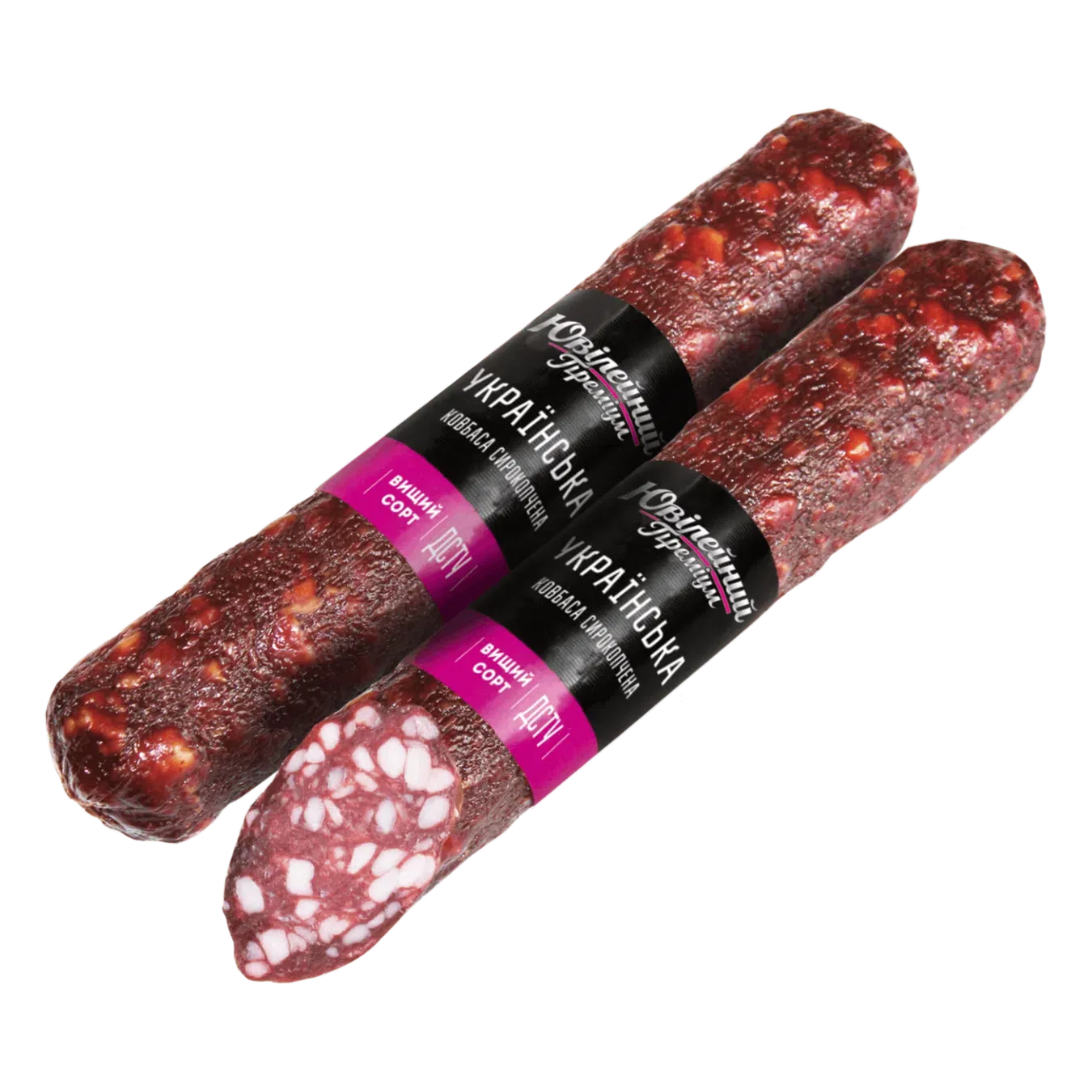 Ковбаса Ювілейний Преміум Українська с/к в/ґ - Фото 1