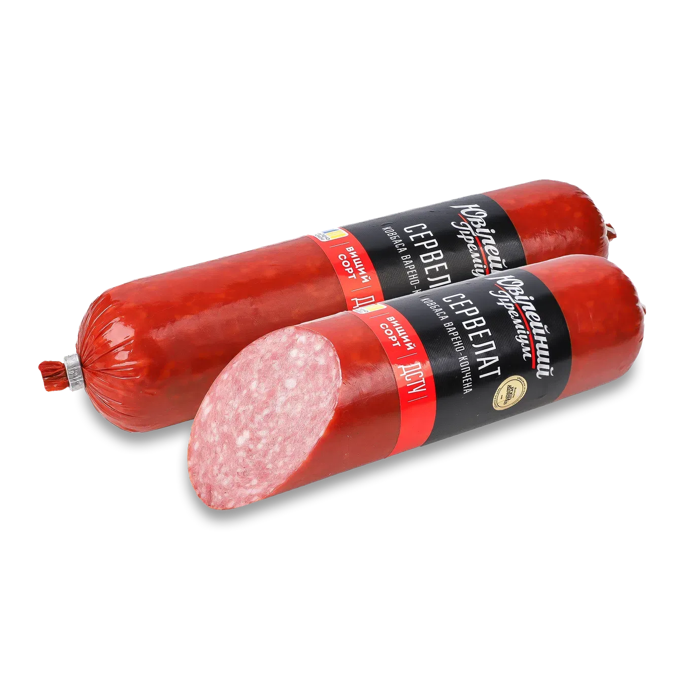 Ковбаса «Ювілейний» «Сервелат» в/к в/ґ - Фото 1