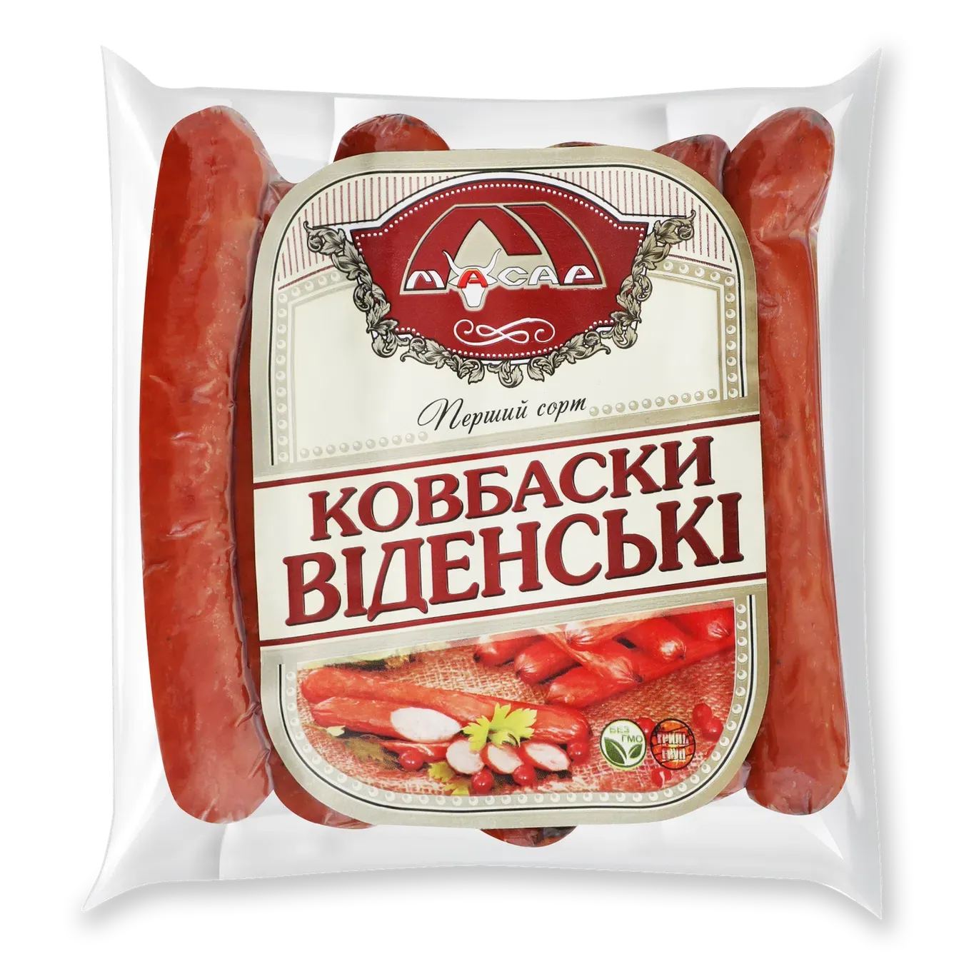 Ковбаски «Масар» «Віденські» н/к 1-й ґатунок - Фото 1