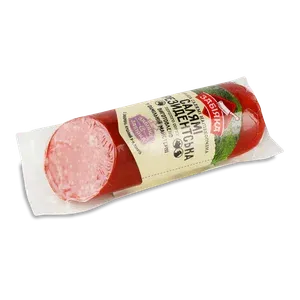 Ковбаса «Забіяка» «Салямі Президентська» н/к 1-й ґатунок, малий батон - Фото 1