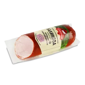 Ковбаса «Забіяка» «Баликова» н/к в/ґ малий батон - Фото 1