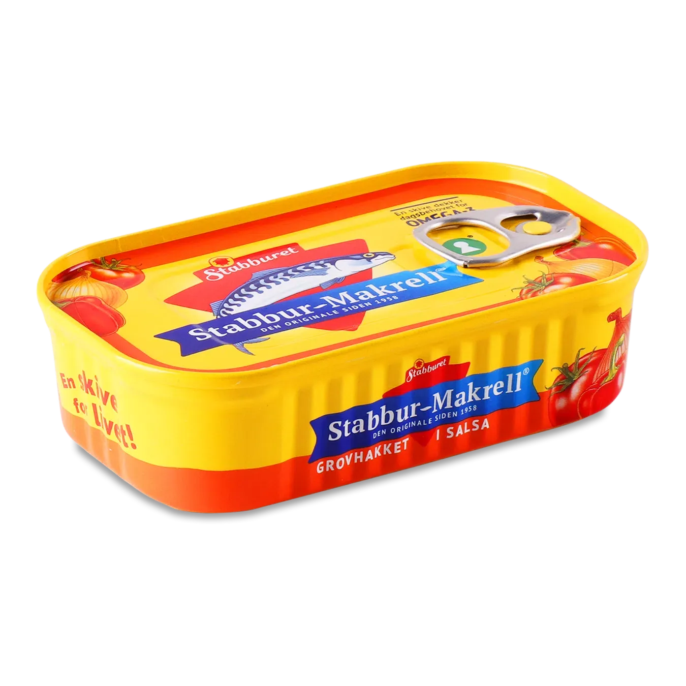 Макрель Stabburet філе подрібнене в сальсі - Фото 1