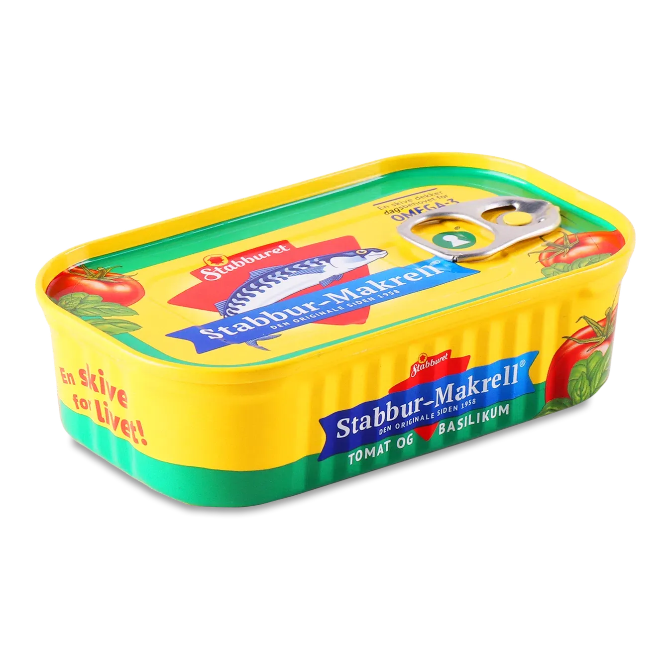 Макрель Stabburet філе з томатами та базиліком - Фото 1