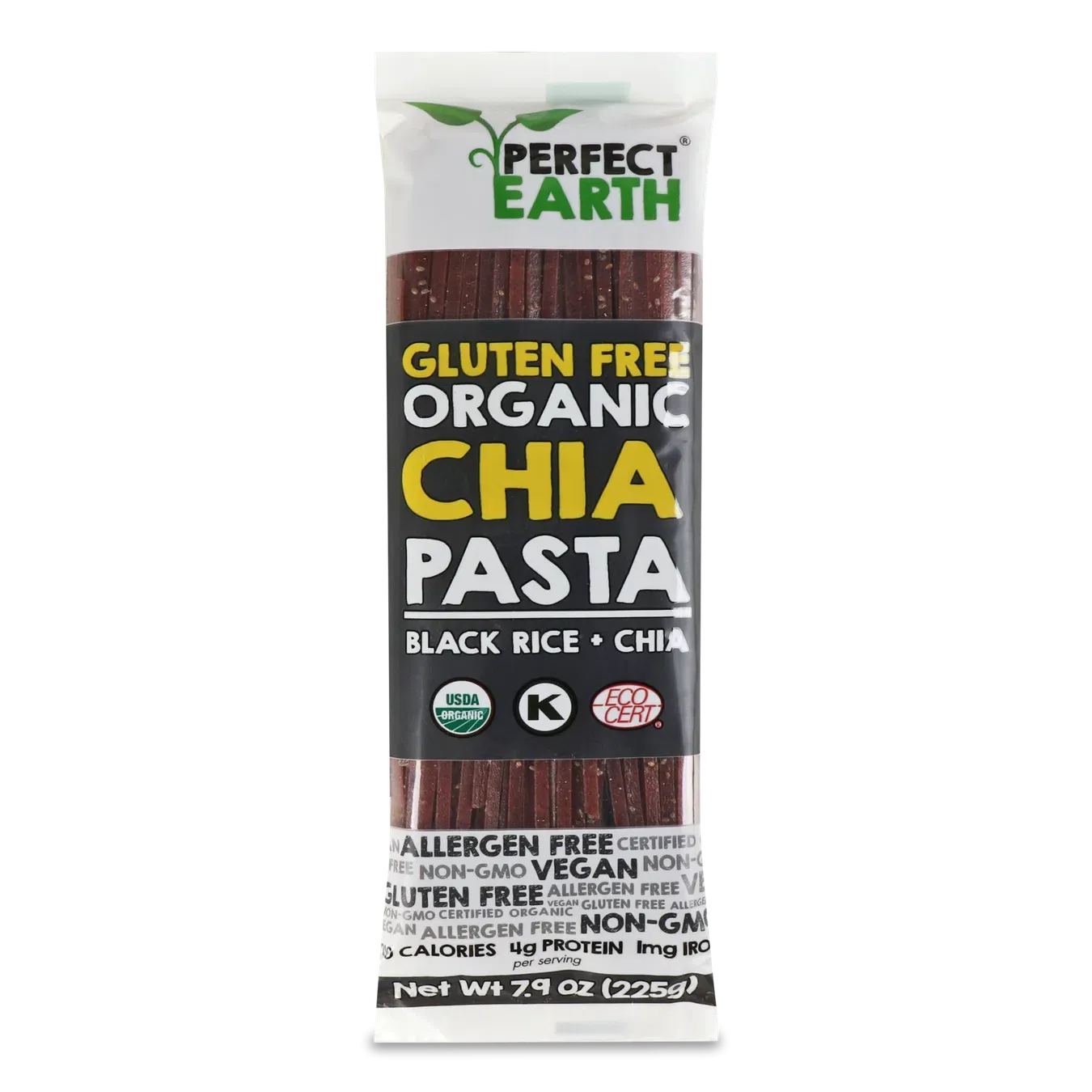 Локшина Perfect Earth з чорного рису з чіа - Фото 1