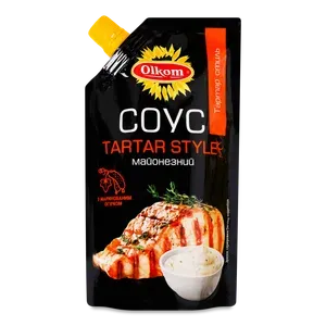 Соус Olkom «Тартар стиль» майонезний 45,3% - Photo 1