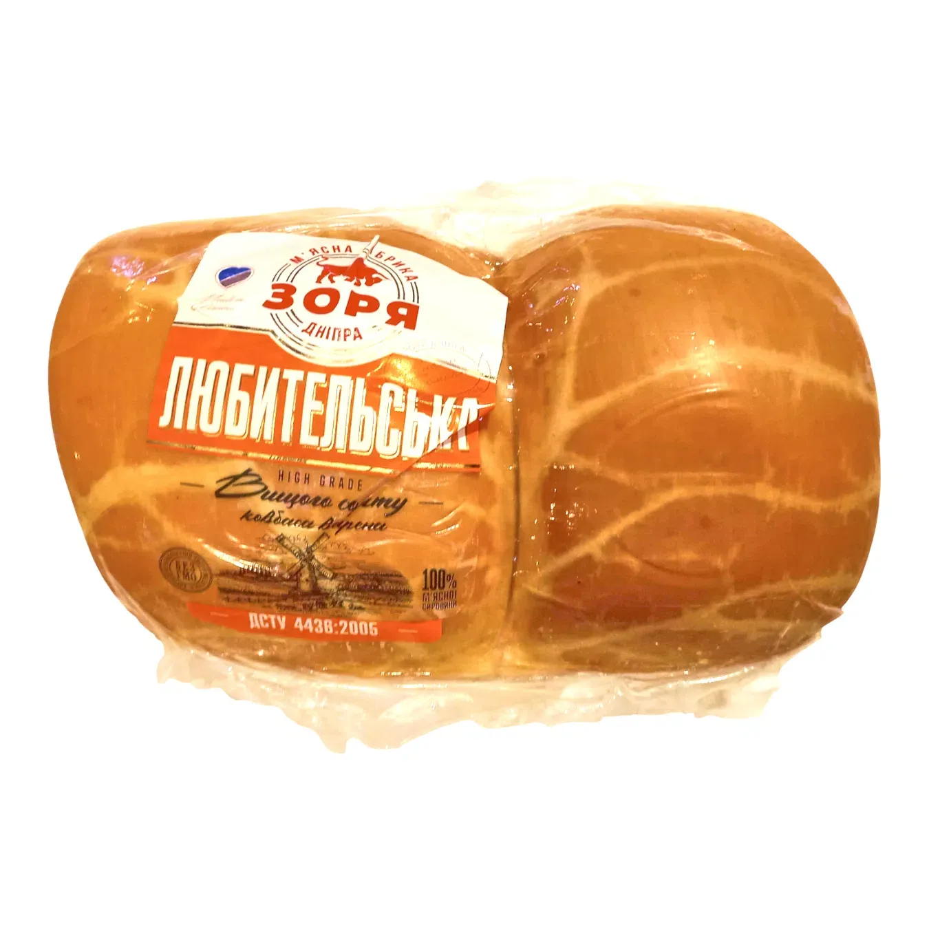 Ковбаса Зоря Дніпра Любительська варена н/о в/ґ - Фото 1