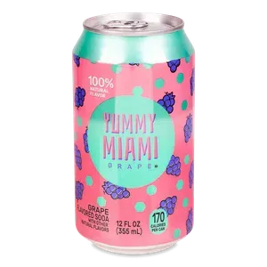 Напій Yummy Miami Grape газований з/б - Photo 1