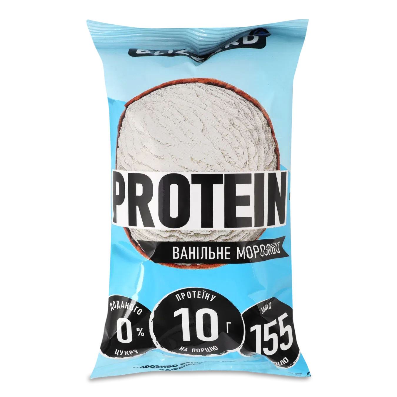 Морозиво Blizzard Ванільне з протеїном у вафельному стаканчику - Фото 1