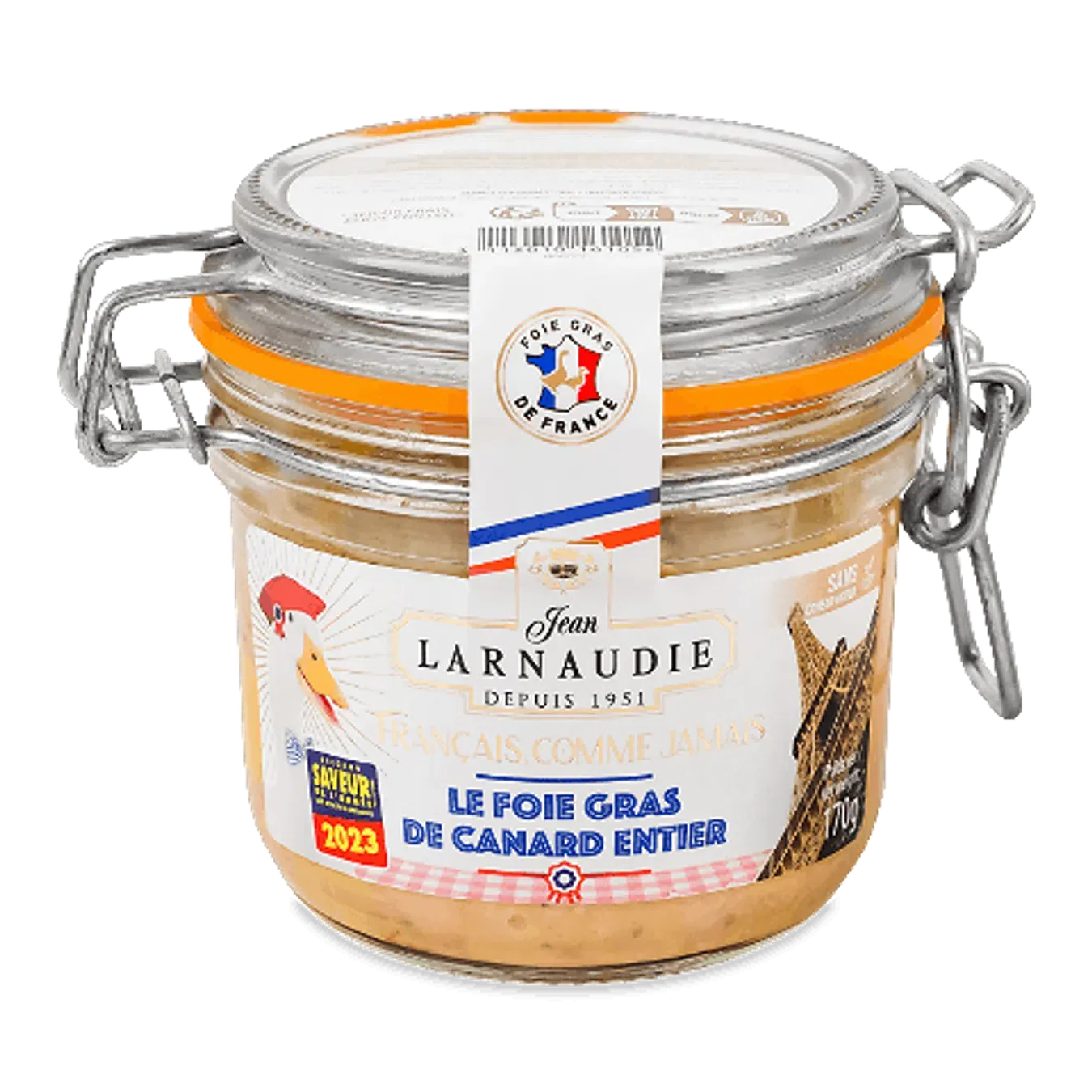Фуа-гра Jean Larnaudie цільна качина - Фото 1