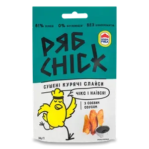 Слайси «РябChick» курячі з філе сушені з соєвим соусом - Photo 1