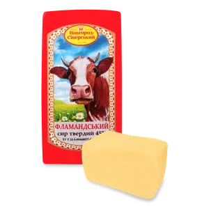Сир «Новгород-Сіверський СЗ» «Фламандський» 45% - Photo 1