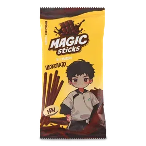 Соломка KBV Magic sticks глазур зі смаком шоколаду - Photo 1