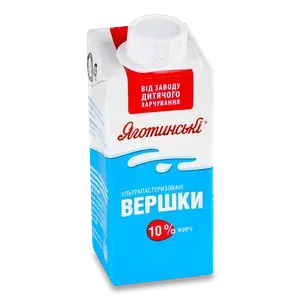 Вершки Яготинські 10% т/б - Photo 1