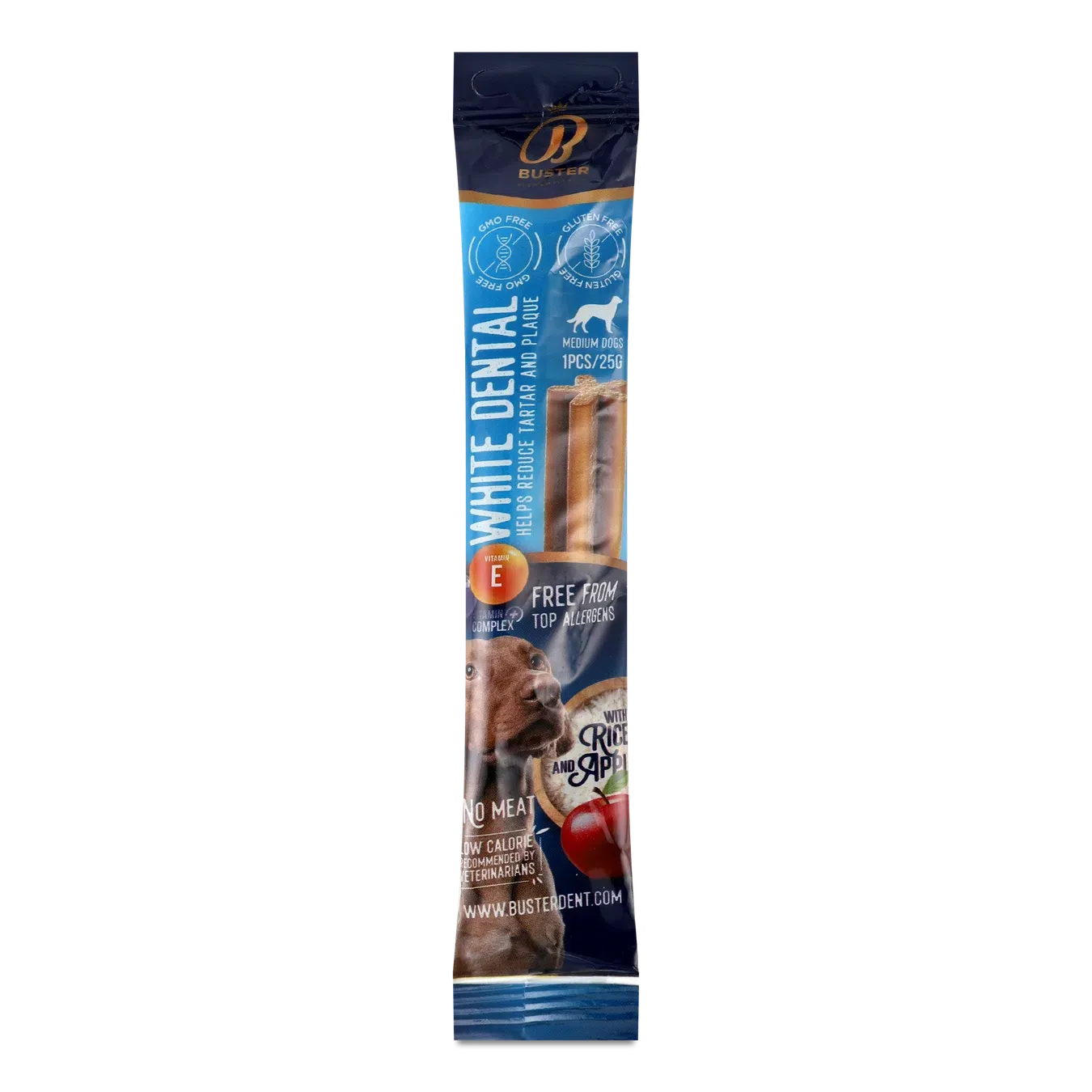 Палички для собак Buster White Dental зубні яблуко - Фото 1