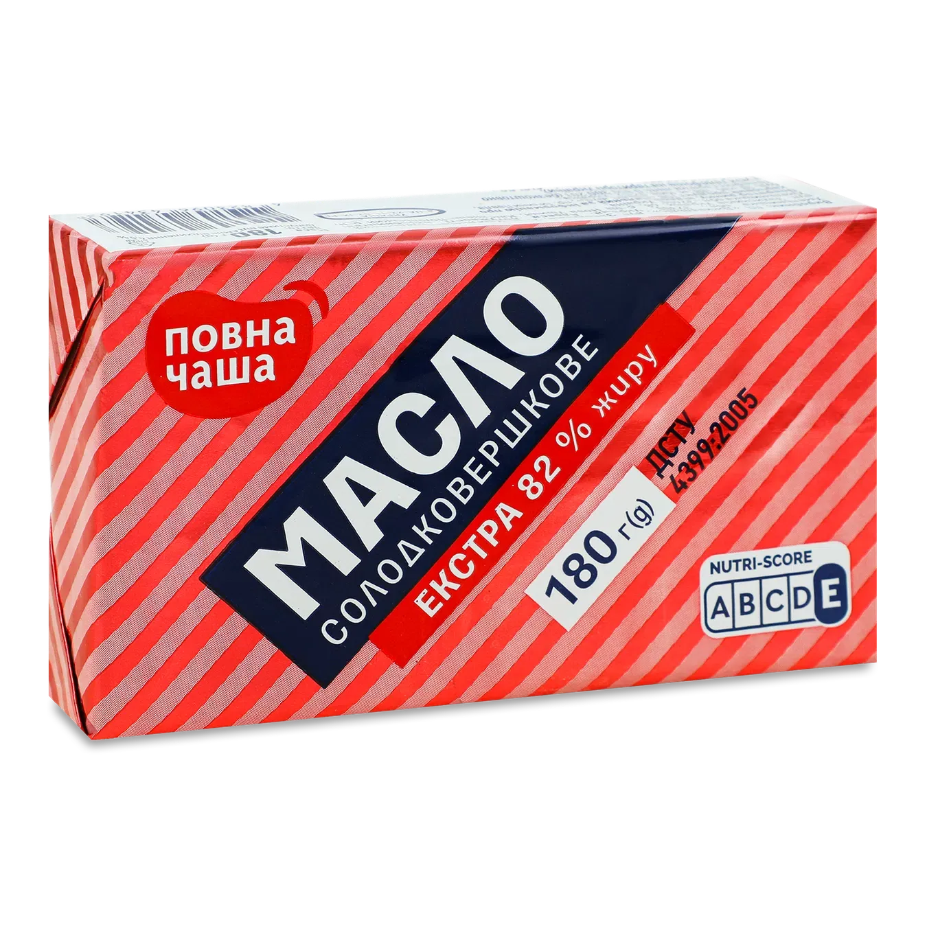 Масло солодковершкове «Повна Чаша»® Екстра 82% - Фото 1