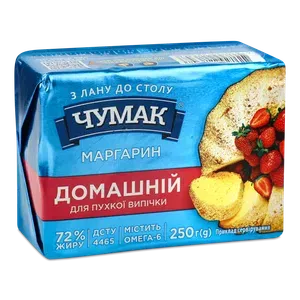 Маргарин Чумак Домашній столовий 72% - Photo 1