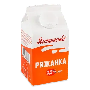Ряжанка Яготинська 3,2% п/п - Photo 1