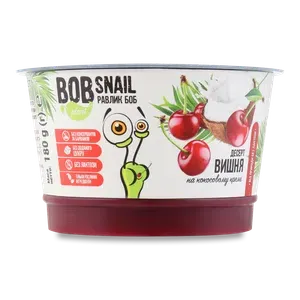 Десерт Bob Snail вишня на кокосовому кремі - Photo 1