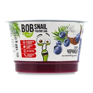 Десерт Bob Snail чорниця на кокосовому кремі - Photo 1