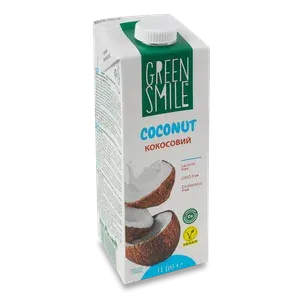 Напій ультрапастеризований Green Smile Coconut рисово-кокосовий 3% - Photo 1