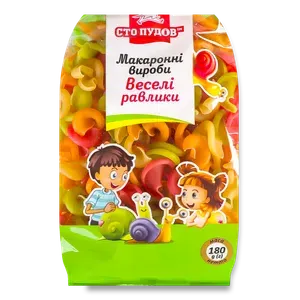 Вироби макаронні «Сто пудов» «Веселі равлики» - Photo 1